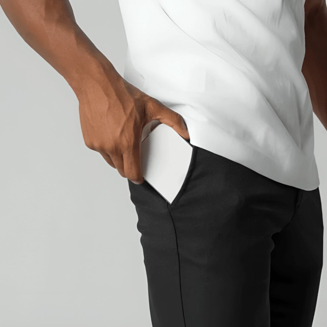 Pantalon Extensible pour Hommes en Tissu Innovant – Confort Optimal pour le Travail et les Loisirs