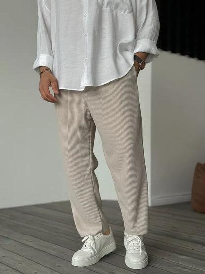 Men's Custom Tailored Pants in High-End Fabric – Elegant and Comfortable, Ideal for All Occasions