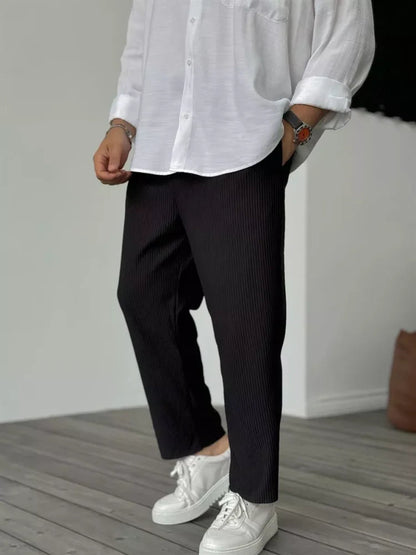 Men's Custom Tailored Pants in High-End Fabric – Elegant and Comfortable, Ideal for All Occasions