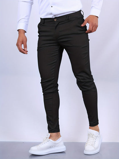 Slim business pants for men in quality fabric – Ideal for office and formal events