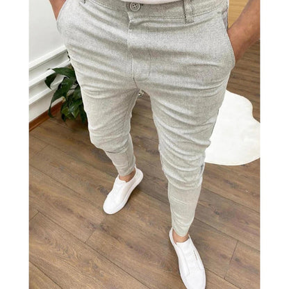 Comfortable men's summer pants in polyester – Relaxed fit and multiple colors