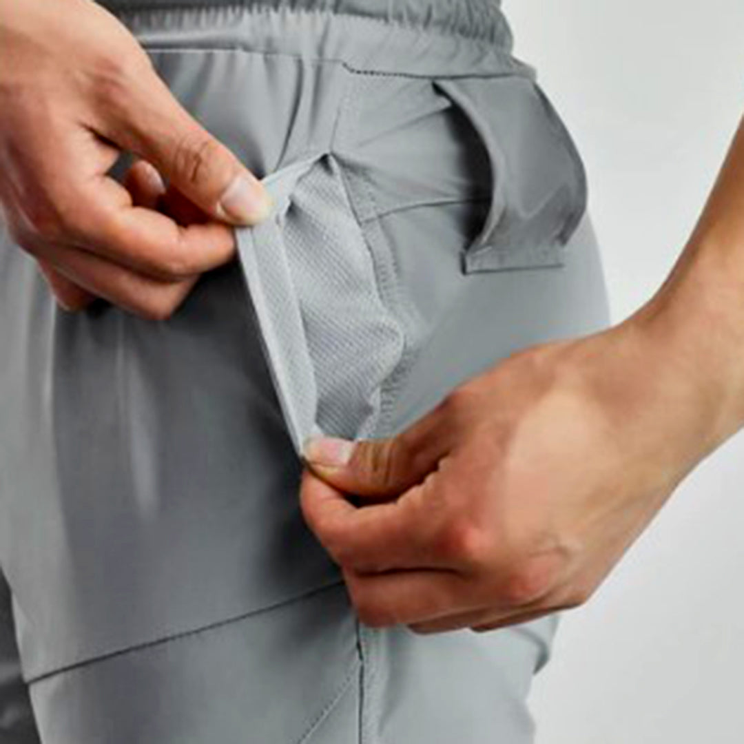 Pantalon de Jogging Slim pour Hommes avec Taille Réglable et Poches – Tissu Doux et Respirant, Confort Optimal