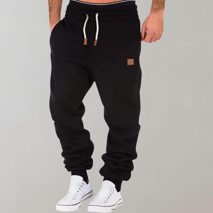 Pantalon de jogging pour homme en coton doux avec taille réglable – Confort et style actif, disponible en plusieurs tailles et couleurs