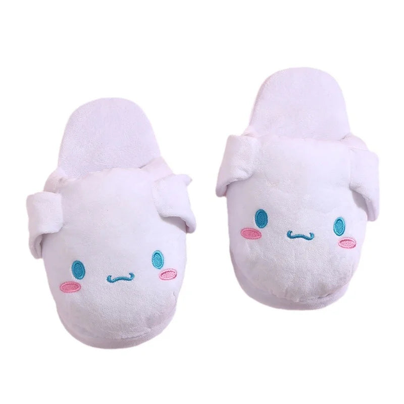 Cotton Slippers with Movable Ears for Couples – Comfortable Women's and Men's Slippers for Relaxing at Home