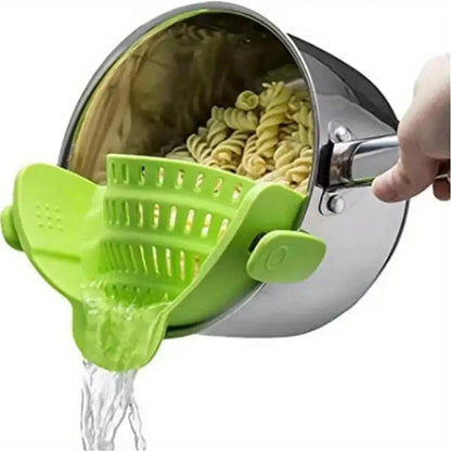 Passoire à clipser réglable pour casseroles et bols – Ustensile de cuisine pratique