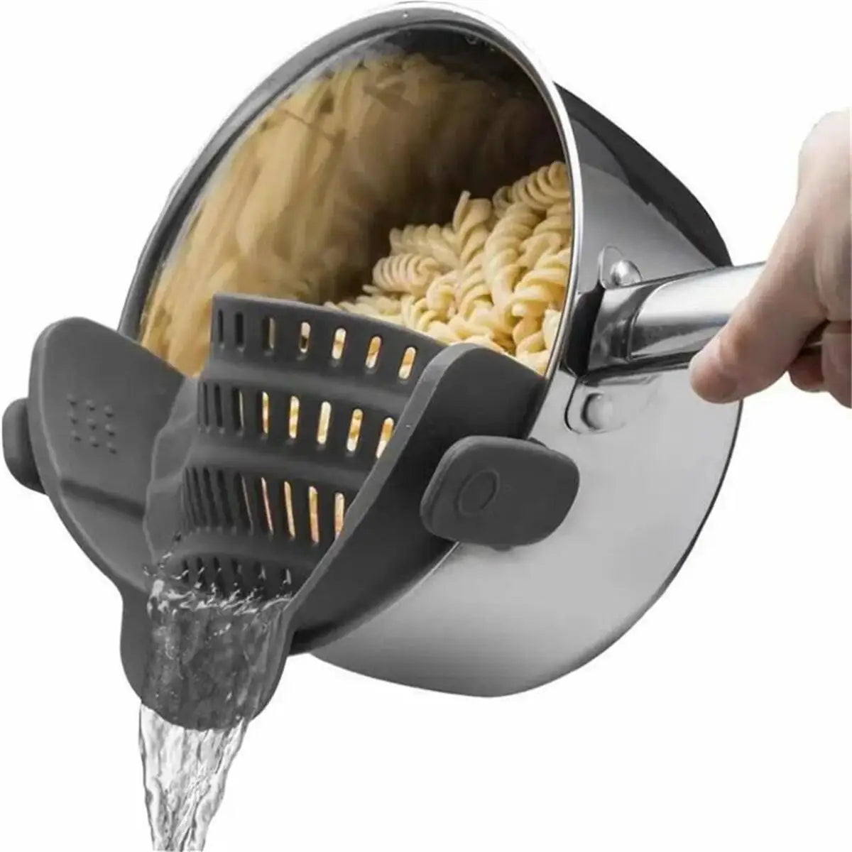 Passoire à clipser réglable pour casseroles et bols – Ustensile de cuisine pratique