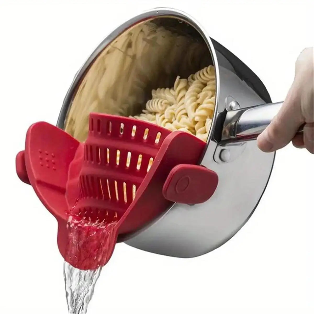 Passoire à clipser réglable pour casseroles et bols – Ustensile de cuisine pratique