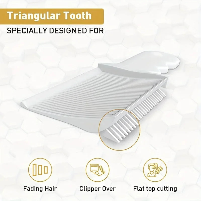 Peigne professionnel de décoloration pour hommes avec brosse résistante à la chaleur et design ergonomique