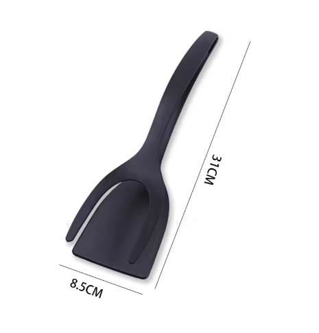 Spatule à crêpe et pinces à œufs au plat – Outil de cuisine multifonctionnel