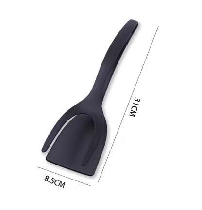 Spatule à crêpe et pinces à œufs au plat – Outil de cuisine multifonctionnel