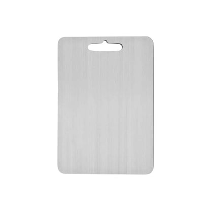 Stainless Steel 304 Double-Sided Cutting Board – 11.02 x 15.35 inches