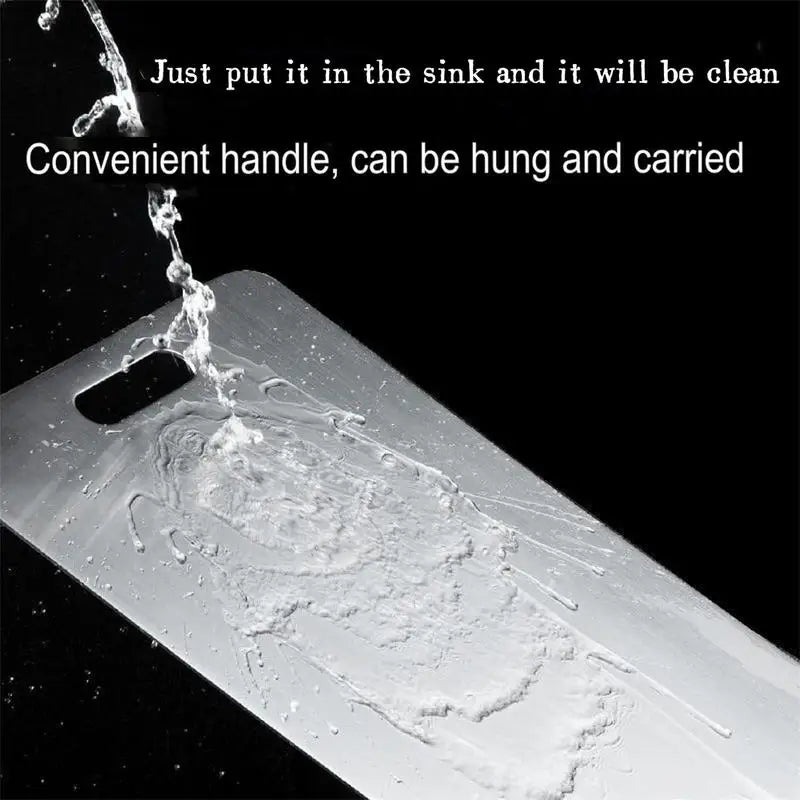 Stainless Steel 304 Double-Sided Cutting Board – 11.02 x 15.35 inches