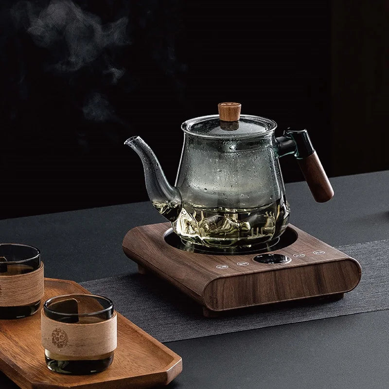 Plaque de chauffage céramique électrique 800W – Multifonction pour thé, café et soupe, design compact et température réglable