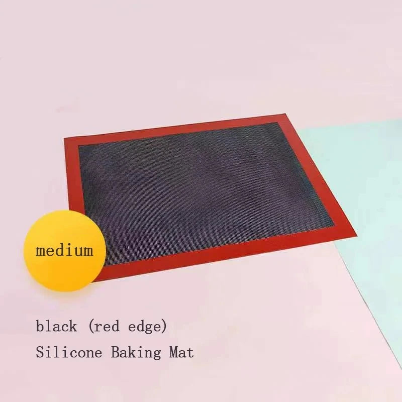 Tapis de cuisson en silicone antidérapant – Flexible et durable, 40 x 30 cm, Résistant de -40°C à 230°C, Rouge, Compatible lave-vaisselle