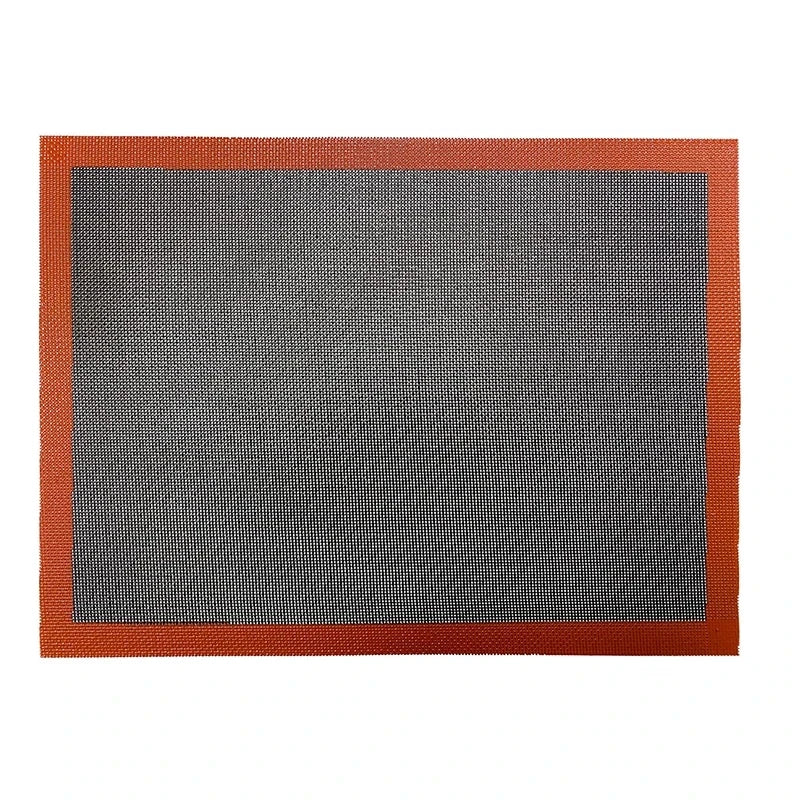 Tapis de cuisson en silicone antidérapant – Flexible et durable, 40 x 30 cm, Résistant de -40°C à 230°C, Rouge, Compatible lave-vaisselle