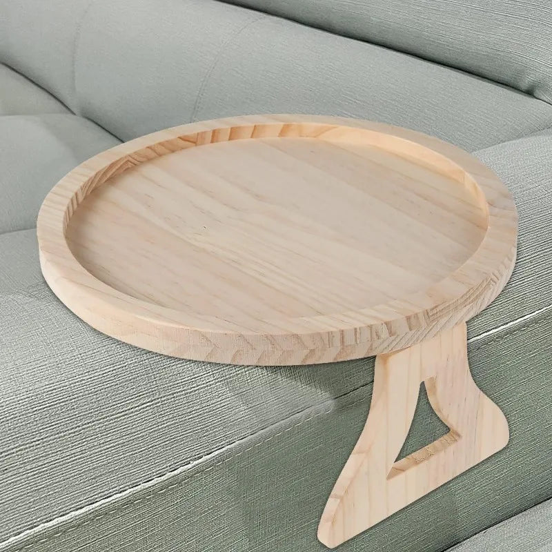 Plateau en Bambou pour Accoudoir de Canapé – Support Pratique Écologique pour Snacks et Boissons