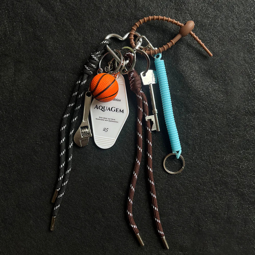 Kawaii Rainbow Game Console Keychain in Zinc Alloy – Unique and Trendy Harajuku Accessory