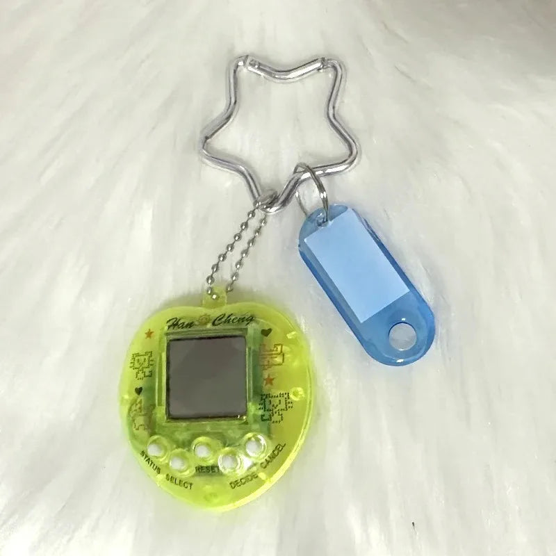 Kawaii Rainbow Game Console Keychain in Zinc Alloy – Unique and Trendy Harajuku Accessory