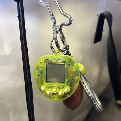 Kawaii Rainbow Game Console Keychain in Zinc Alloy – Unique and Trendy Harajuku Accessory