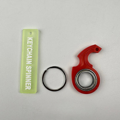 Metal Fidget Spinner Keychain – Compact Ergonomic Anti-Stress Toy for Stress Relief