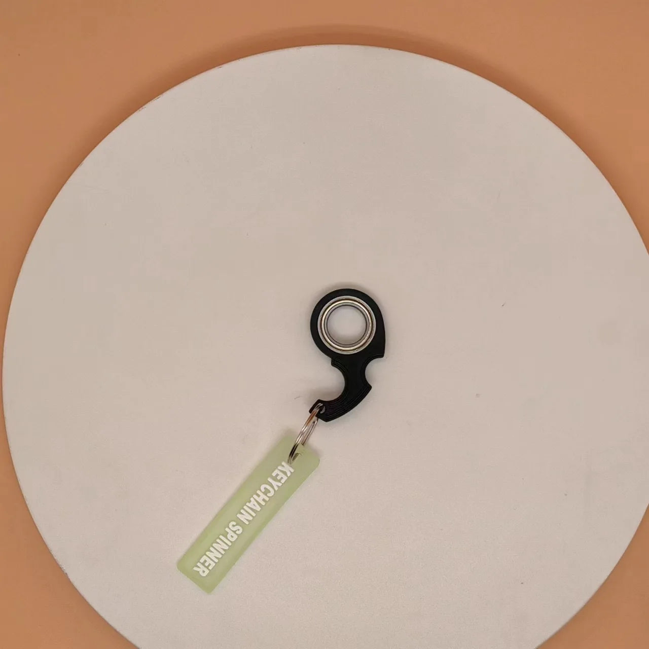 Metal Fidget Spinner Keychain – Compact Ergonomic Anti-Stress Toy for Stress Relief