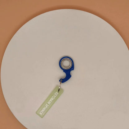 Metal Fidget Spinner Keychain – Compact Ergonomic Anti-Stress Toy for Stress Relief