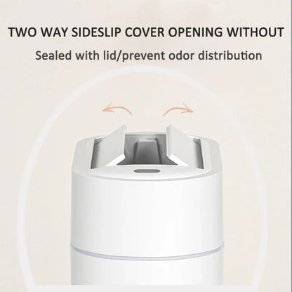 Automatic Wall-Mounted Trash Can with Sensor - 7/9 L for Compact Spaces - Practical and Hygienic Plastic Design