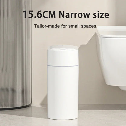 Automatic Wall-Mounted Trash Can with Sensor - 7/9 L for Compact Spaces - Practical and Hygienic Plastic Design