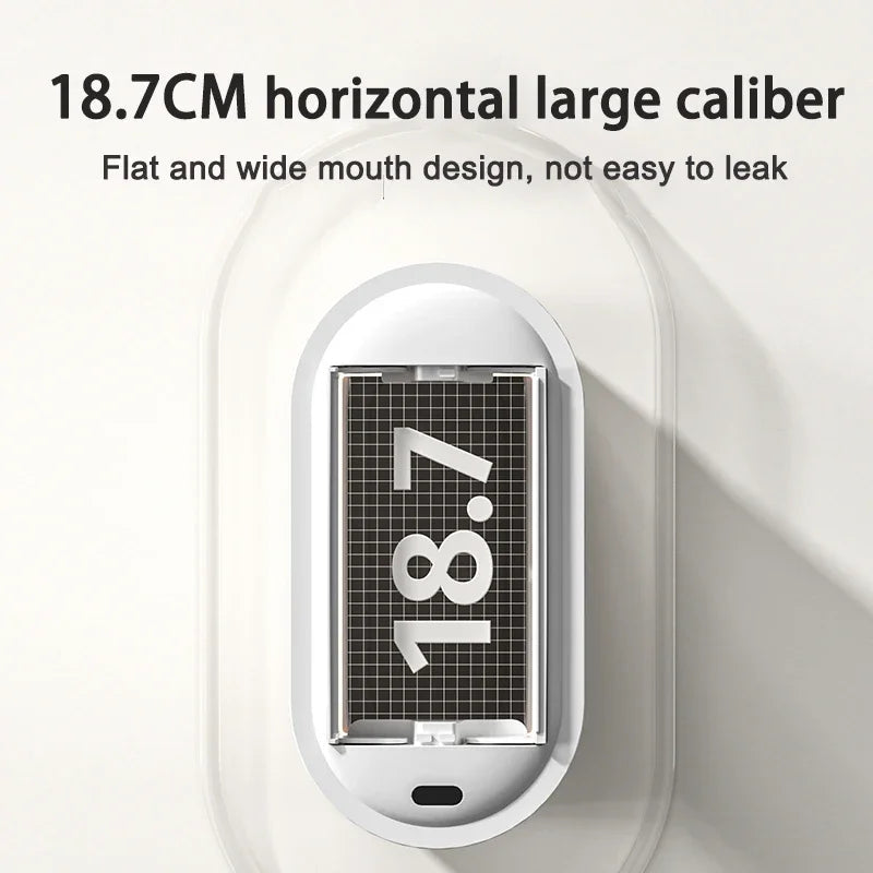 Automatic Wall-Mounted Trash Can with Sensor - 7/9 L for Compact Spaces - Practical and Hygienic Plastic Design