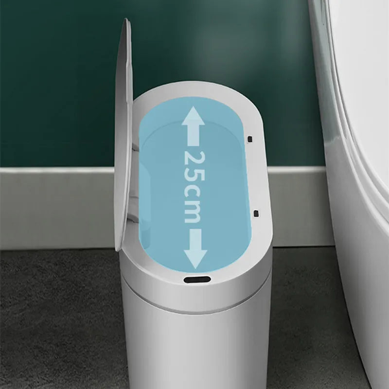 Intelligent Sensor Trash Can 8L for Kitchen and Bathroom – Compact and Waterproof