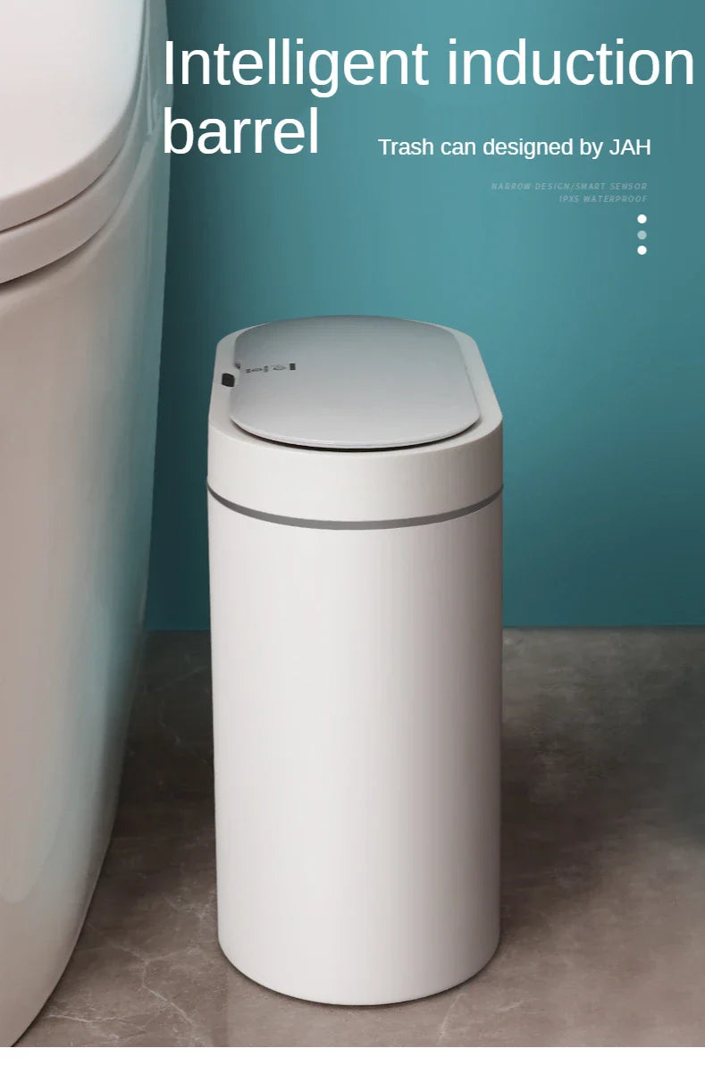 Intelligent Sensor Trash Can 8L for Kitchen and Bathroom – Compact and Waterproof