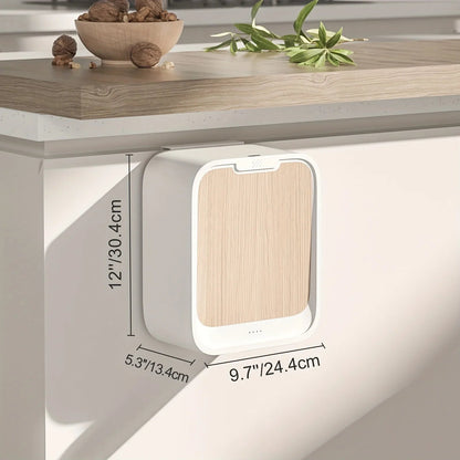 Poubelle à capteur de mouvement pour cuisine – Installation sur porte d'armoire, écologique et pratique