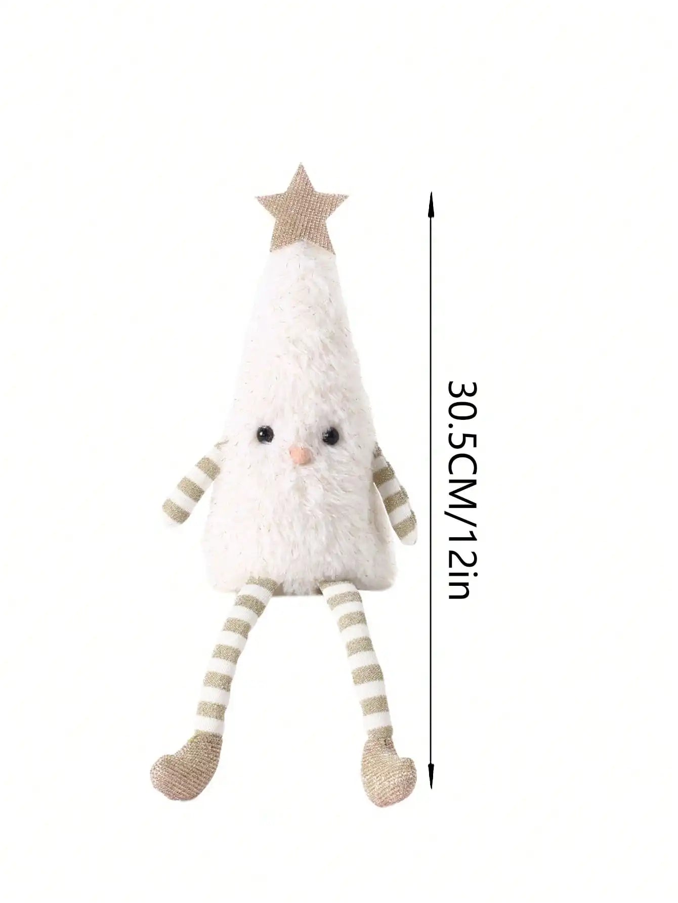 Cute Plush Christmas Tree Doll – Festive Party Decoration