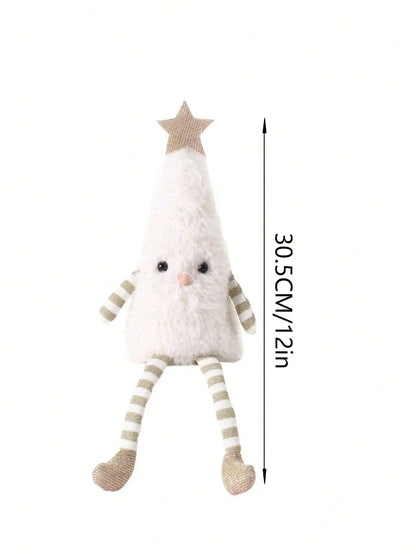 Cute Plush Christmas Tree Doll – Festive Party Decoration