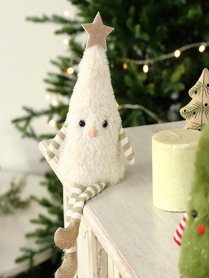 Cute Plush Christmas Tree Doll – Festive Party Decoration