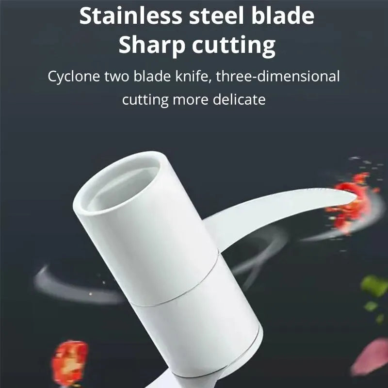 Presse à ail manuelle en bleu et rose – gadget de cuisine pratique pour écraser l'ail