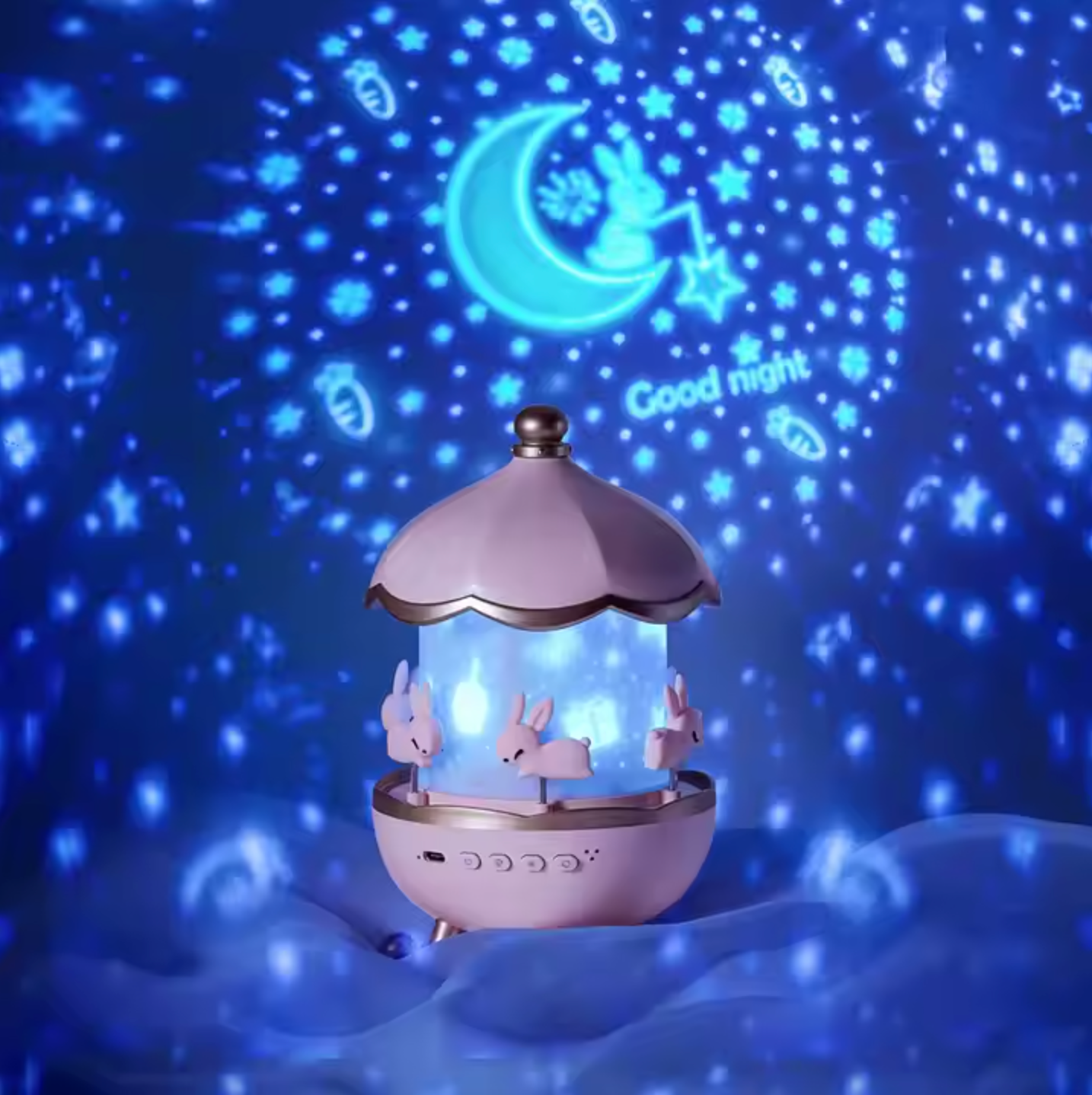 Projecteur de Nuit Amélioré avec 12 Thèmes et Connectivité Bluetooth – Lumière Apaisante pour Enfants