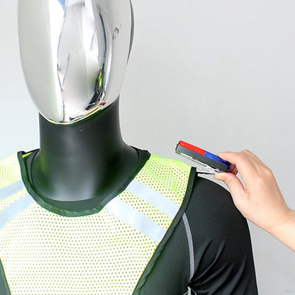 Prowler Shoulder Clip Light | Red Blue LED Safety Light