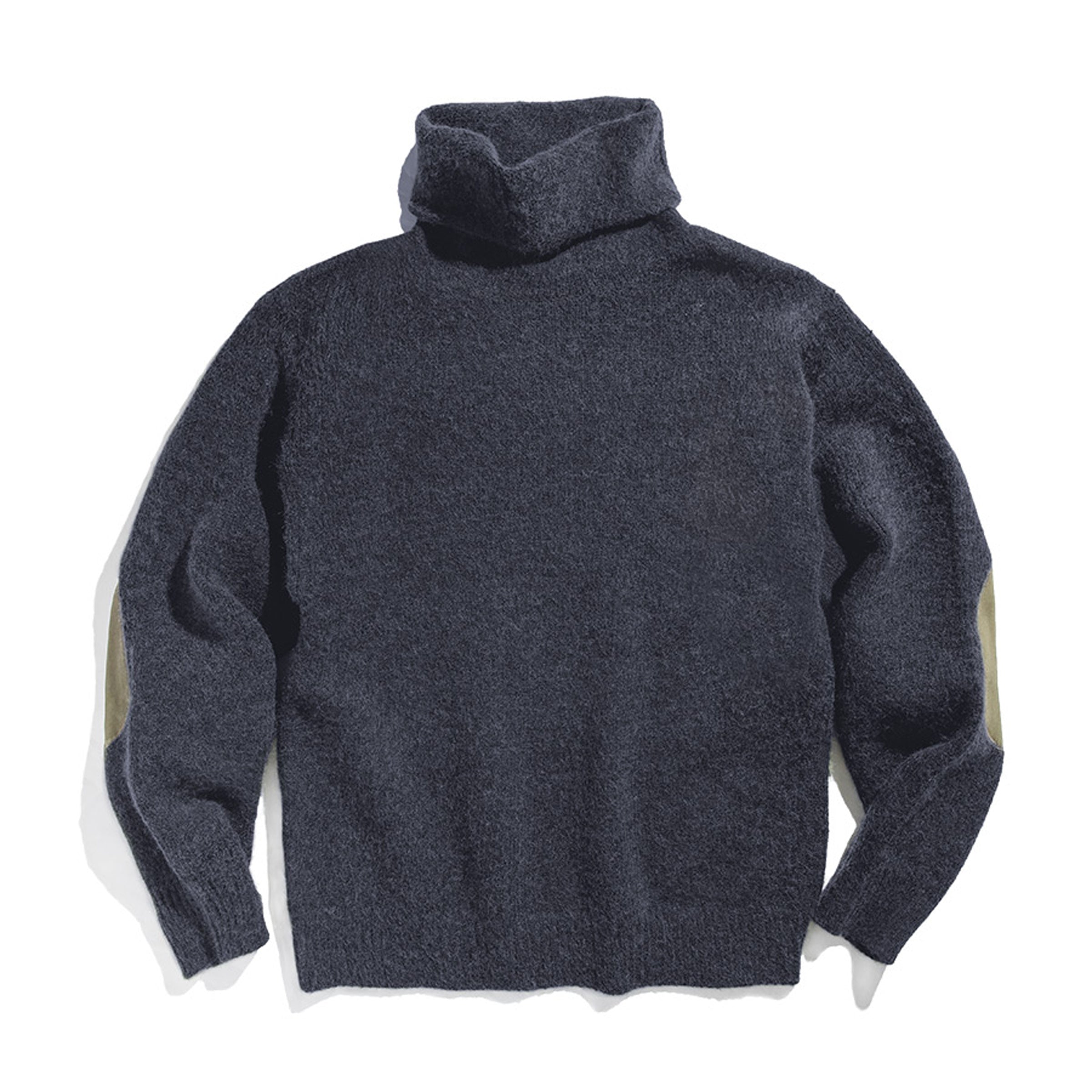 Pull Homme Col Roulé en Acrylique – Silhouette Décontractée, Ample et Doux pour Automne-Hiver