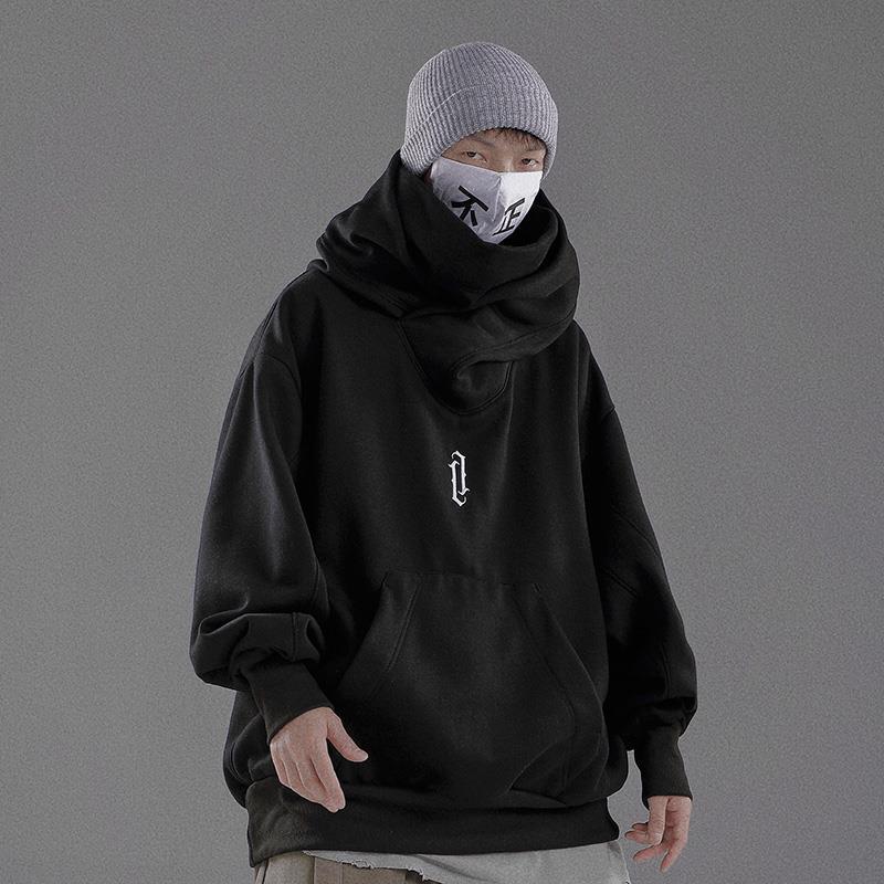Pull à Capuche Oversize en Coton pour Hommes – Style Décontracté Printemps/Automne, Poche Kangourou, Confortable et Ample 3