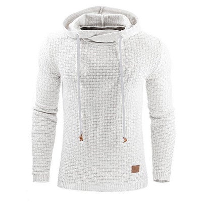 Pull à Capuche Texturé pour Hommes – Confort et Style Décontracté