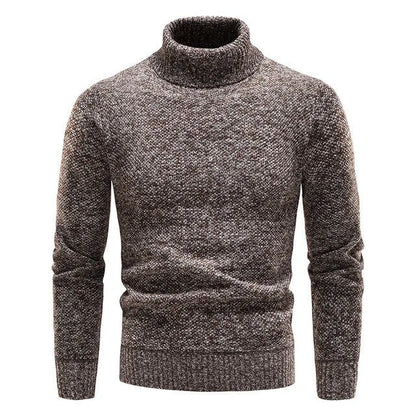 Fitted turtleneck wool sweater for men – Comfort and winter elegance