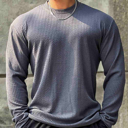 Fitness Sweater for Men Moisture Wicking - Ribbed Silhouette and Optimal Comfort
