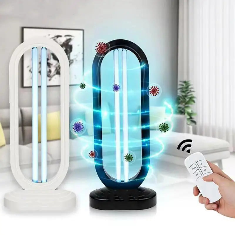 Purificateur d'Air UV Élégant avec Fonction Lampe – Purification Efficace pour Espaces de Vie Sains, Design Compact et Silencieux