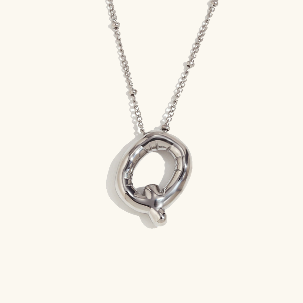 Variant image for Collier Femme Personnalisé Or 18K Taille Unique Acier Inoxydable-43