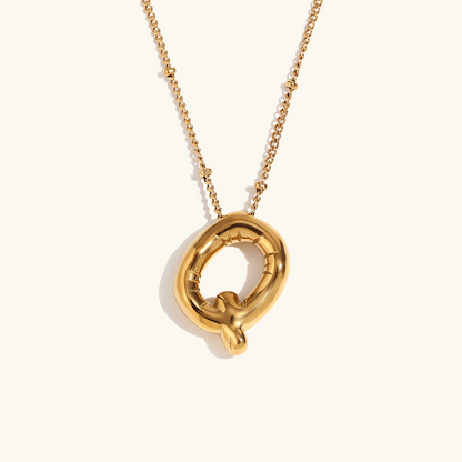 Variant image for Collier Femme Personnalisé Or 18K Taille Unique Acier Inoxydable-17