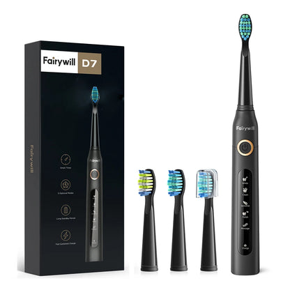 Rechargeable Sonic Electric Toothbrush with Waterproof Design and USB Charging – FW-507 Model