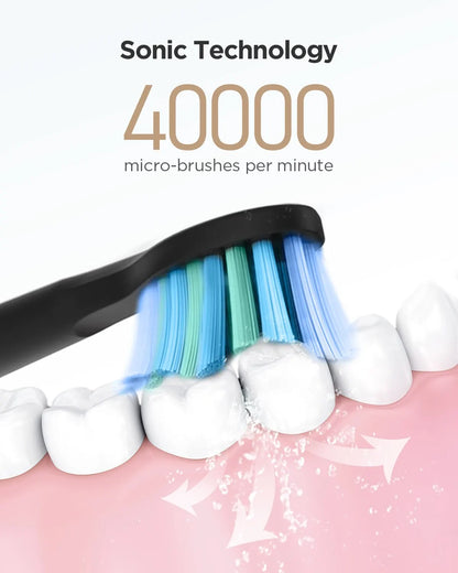 Rechargeable Sonic Electric Toothbrush with Waterproof Design and USB Charging – FW-507 Model