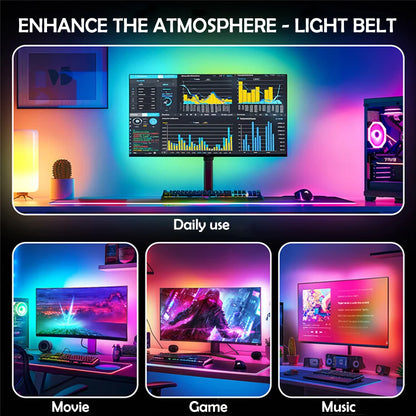 Robo LED Strip Lights for PC | Smart RGB Ambient Lighting, App Control