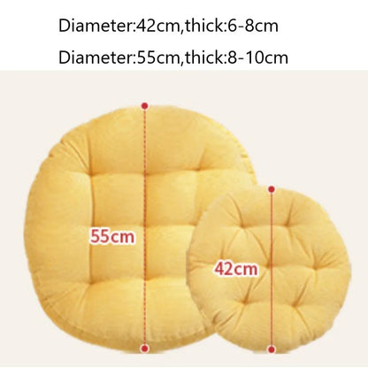Rondo Floor Cushion | Eco-Friendly Corduroy, Large Round Cushion for Seating and Meditation
